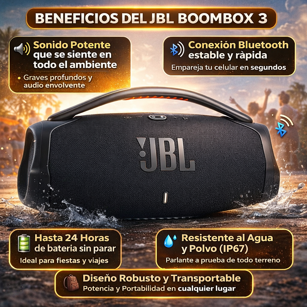 Parlante JBL Boombox 3