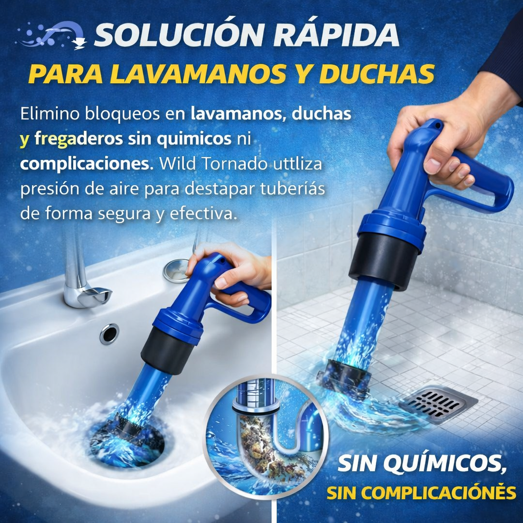 Wild Tornado Destapa Cañeria